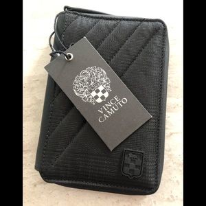 Vince Camuto black travel Wallet